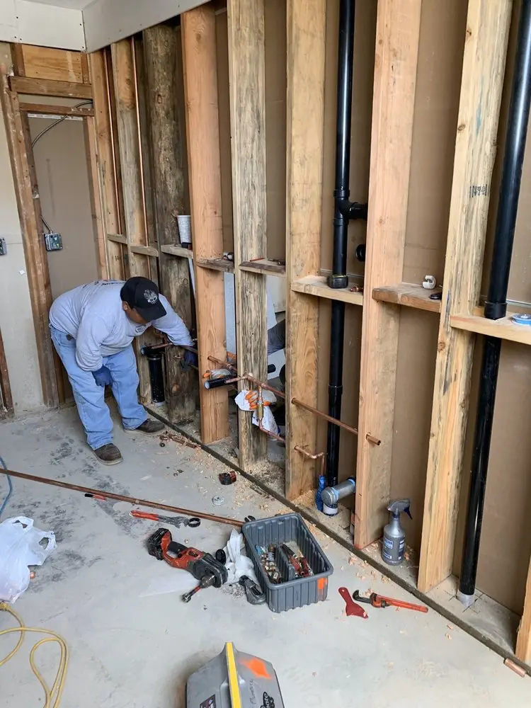 Commercial rough-in plumbing for Gas Line Repair in Rose City Park